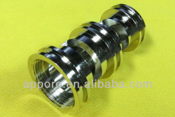 CNC turning parts , Copper Nickel Plated , Small CNC Lathe