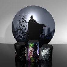 batman Metal round backdrop stand cover for party