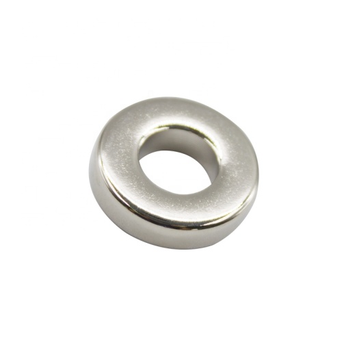 N50 sintered round disc ring magnet with hole