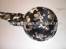 Carnival hat /Festvial hat /Party hat black hat with golden skulls