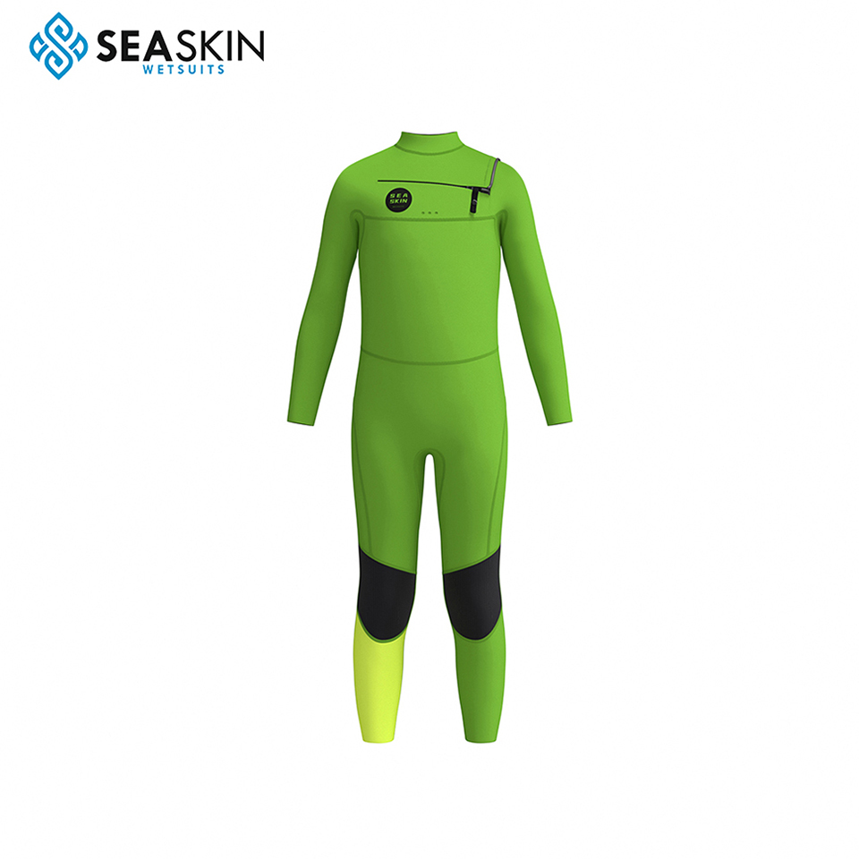 Seaskin Kids 3/2mm wetsuit untuk melayari kanak -kanak