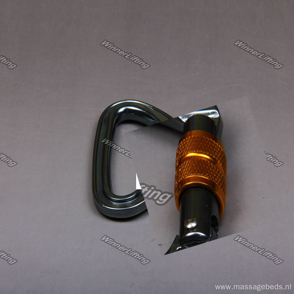 Aluminum Alloy Carabiner Snap Hook with Swivel Buckle