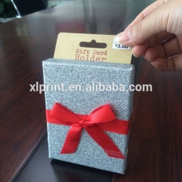 Sweet Christmas glitter paper box for gift