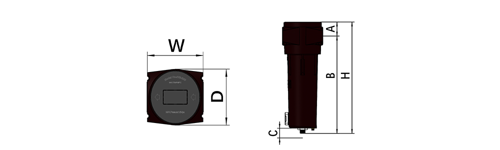 WS Series Product Drawing