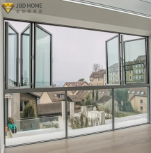 Hurricane-Resistant - Aluminum Bi-fold Windows