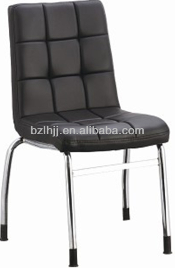 low cost plastic dining chair with metal frame C-172