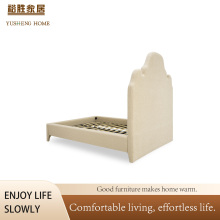 Stylish Upholstered Bed with Contemporary Headboard