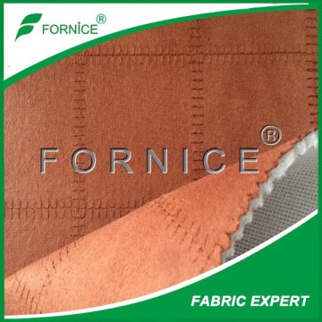China manufacturer 100% polyester UAE fuax suede car seat fabric