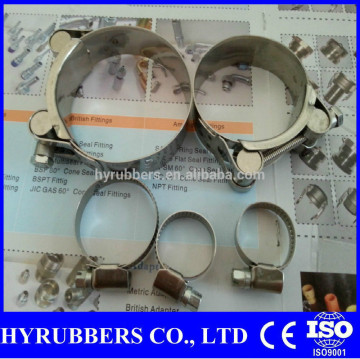 superior hose clamp ,stainless steel pipe clamp