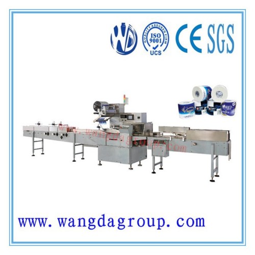 Running Stable PLC Control Toilet Paper Wrapping Machine