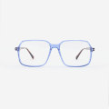 Rectangular Acetate Unisex Optical FrameAs