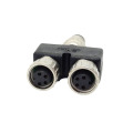 M8 Male to Female Y Splitter Sensor Connector