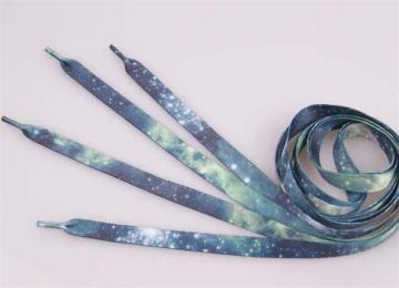 Fashion Flat Shoelace With Custom Printed Logo