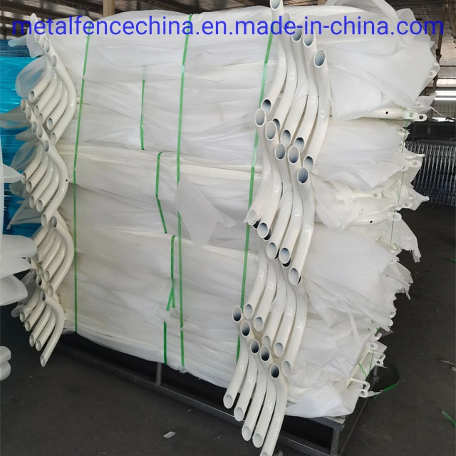 Hot Dipped Galvanized Then Painted White Crowd Control Barrier for Qatar.