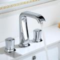 All brass hot and cold basin waterfall tap