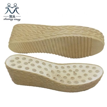 PVC sandals black soles