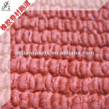 rubber athletic track