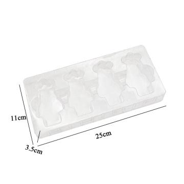 Thermoforming rectangle stackable toy plastic tray