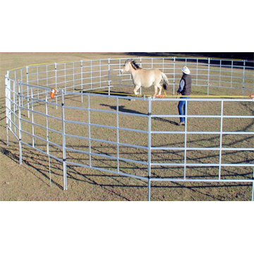 Galvanized horse fence panel