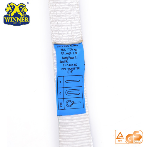 Polyester EN1492 Standard Polyester Round Webbing Sling