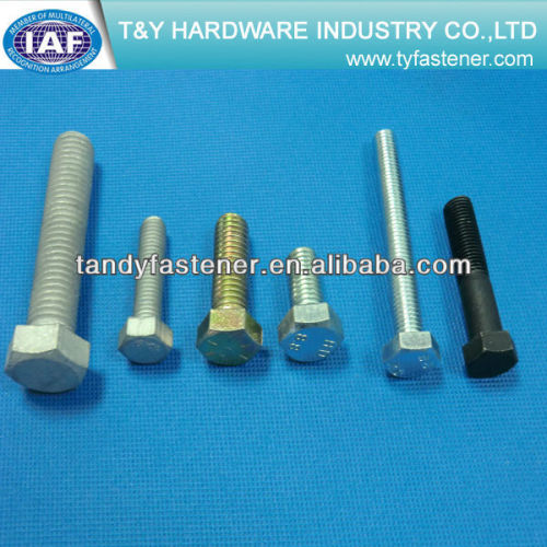 machine hex bolts