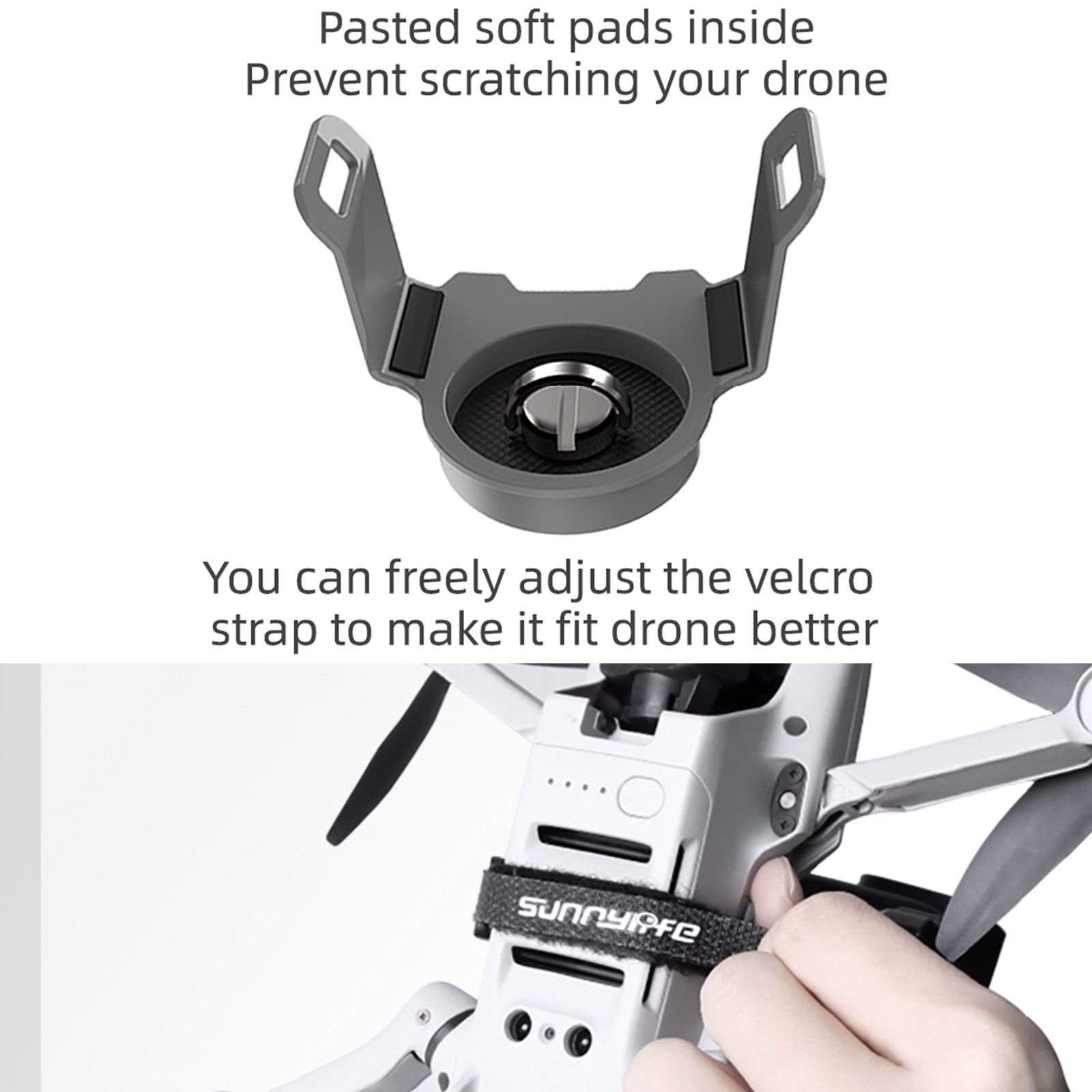 Sunnylife Mini2 Mavic 2 Mavic Air2 Searchlight Mount Bracket Drone Night Aerial Photography Fill Light Four Styles