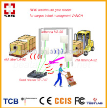 Ultra-long range RFID transponder with RSSI for warehouse management system
