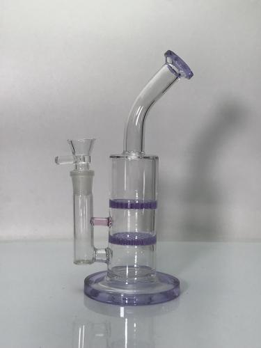 Mini Classical Glass Hookah with double honeycomb filters