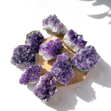 New Arrivals: Natural Amethyst Quartz Crystal Clusters - Mineral Stone Specimens