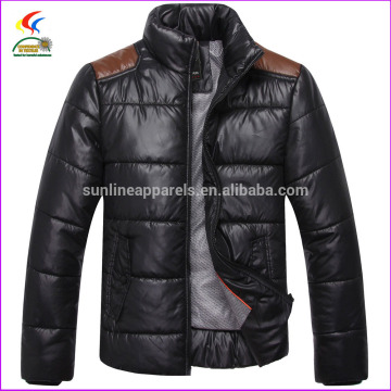 black mens padded winter waterproof jacket