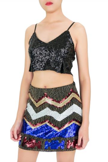 Summer Holiday Sequin Skirt