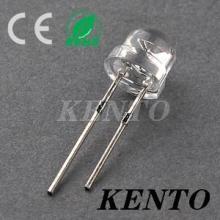 emitting red 4.8mm strawhat led diode