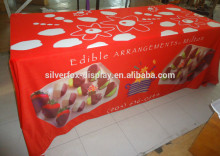 three sided drape exhibition table cloth