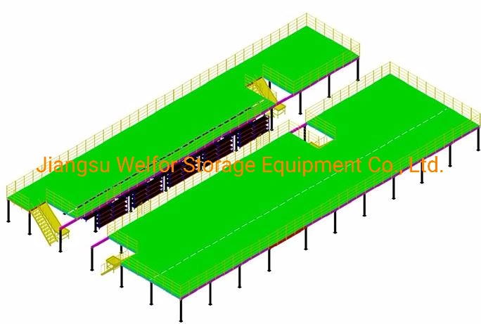 Steel Platform Mezzanine Floor Attic Rackings System Attic Rackings System