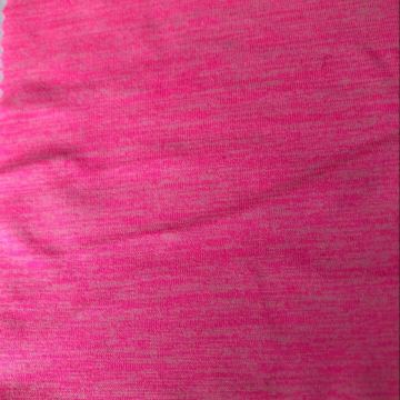 Cationic jersey Fluorescent Pink fabric