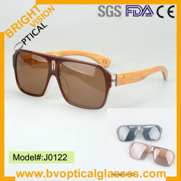 Bright Vision J0122 acetate frames bamboo temples sunglasses