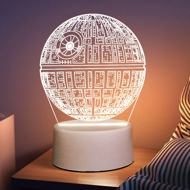 3D Graduation Night Light - Creative Luminous Acrylic Lamp