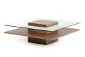 Contemporary coffee tables walnut coffee table