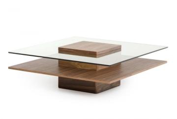 Contemporary coffee tables walnut coffee table