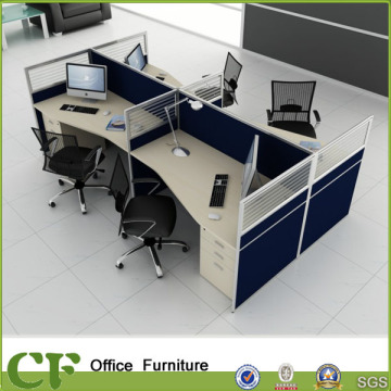 Top office workspace cubicle partition