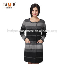 Ladies Button Facing Winter Dress, Knitting Patterns Cashmere Winter Dress