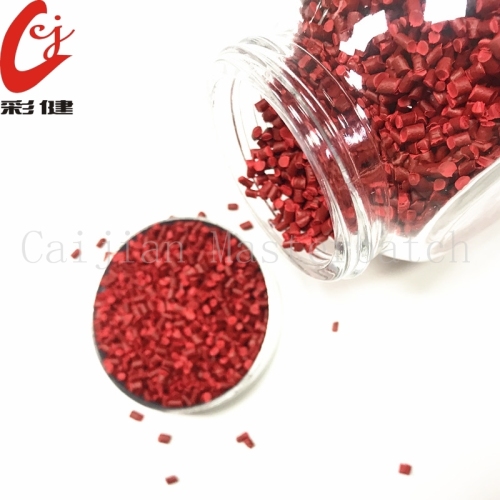 PVC Masterbatch Granule Plastik Merah