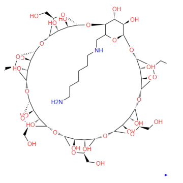 Mono- (6- (1,6-hexaméthylènediamine) -6-désoxy) -β-cyclodextrine CAS: 131991-61-2