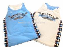 Practice girls pinnies baby blue/white cool Lacrosse Pinnies