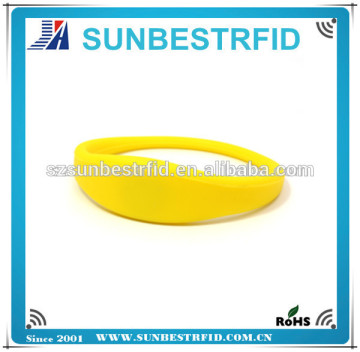 TK4100 RFID Silicone wristband, EM ID bracelet