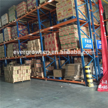 Q235 heavy duty type teardrop warehouse racking system