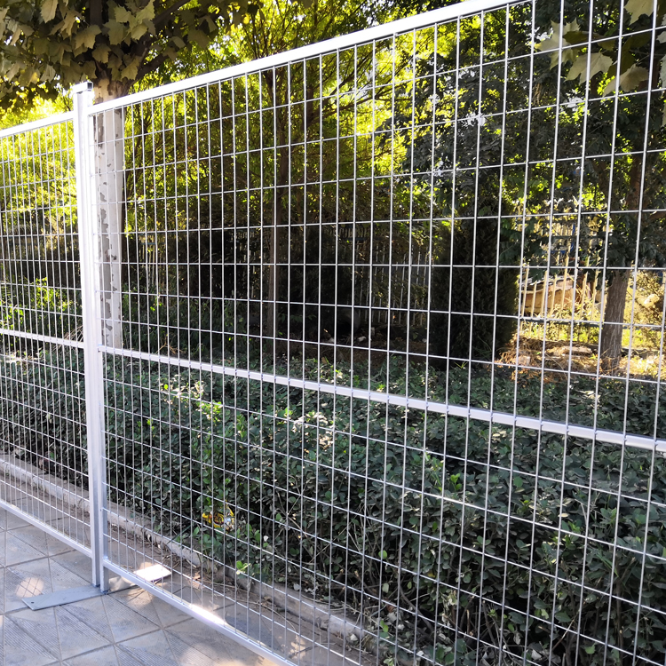 Hot-Dipped Galvanized Temporary fence for Canada