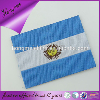 Flag made especially for your labels with interlining