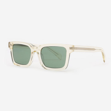 Rectangular Acetate Men's Sunglasses