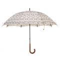 parapluie manche en bois droit